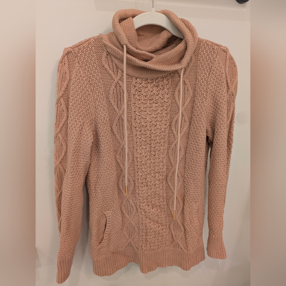 LL Bean Signature Cotton Funnelneck Sweater